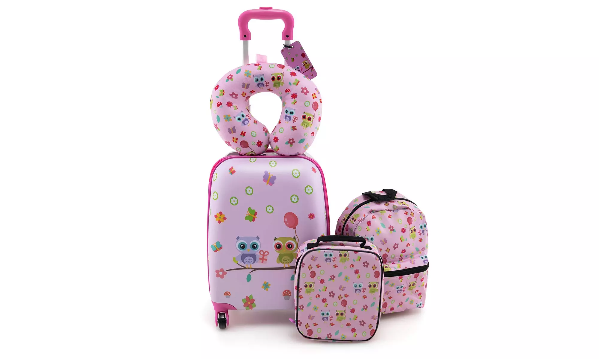 Costway Five-Piece Costway Kids Luggage Set 