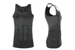 Men's Compression Slimming Under Shirt - Black  - Second Medium