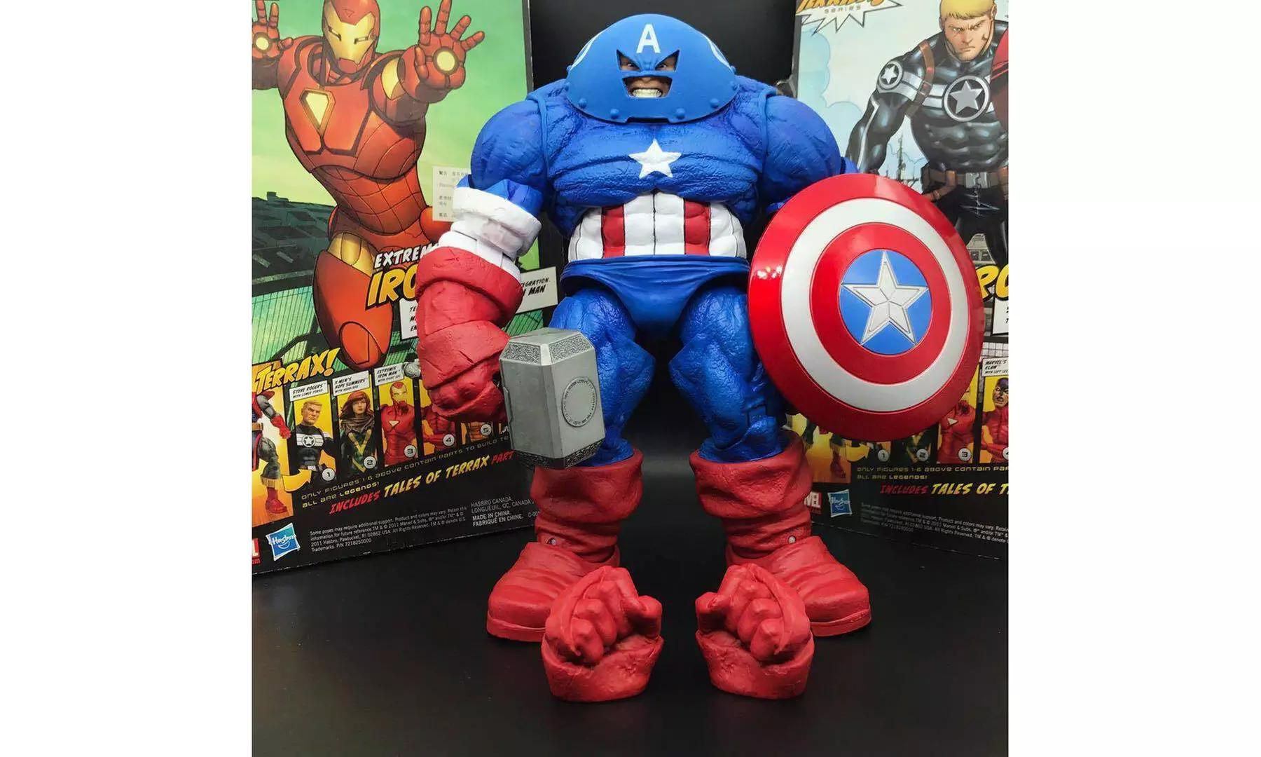 Marvel Select DST X-Men Juggernaut Captain America Custom 9" Action Figure Gift - Primary Image