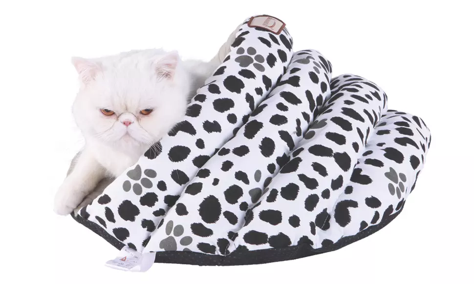 Armarkat Cat Bed Model C19HZY/HL Sage Green Paw Print Pattern - Second Medium