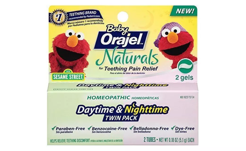 Baby Orajel Naturals for Teething Pain Relief Day & Night,Twin Pack - Primary Image