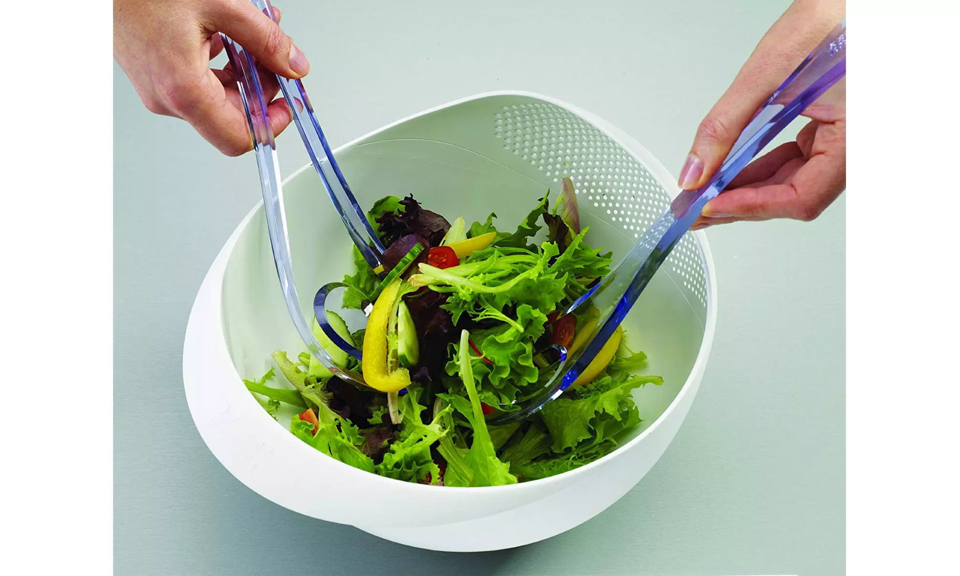 Joseph Joseph Prep & Serve Multi-Function Bowl w/ Integrated Colander - Second Medium