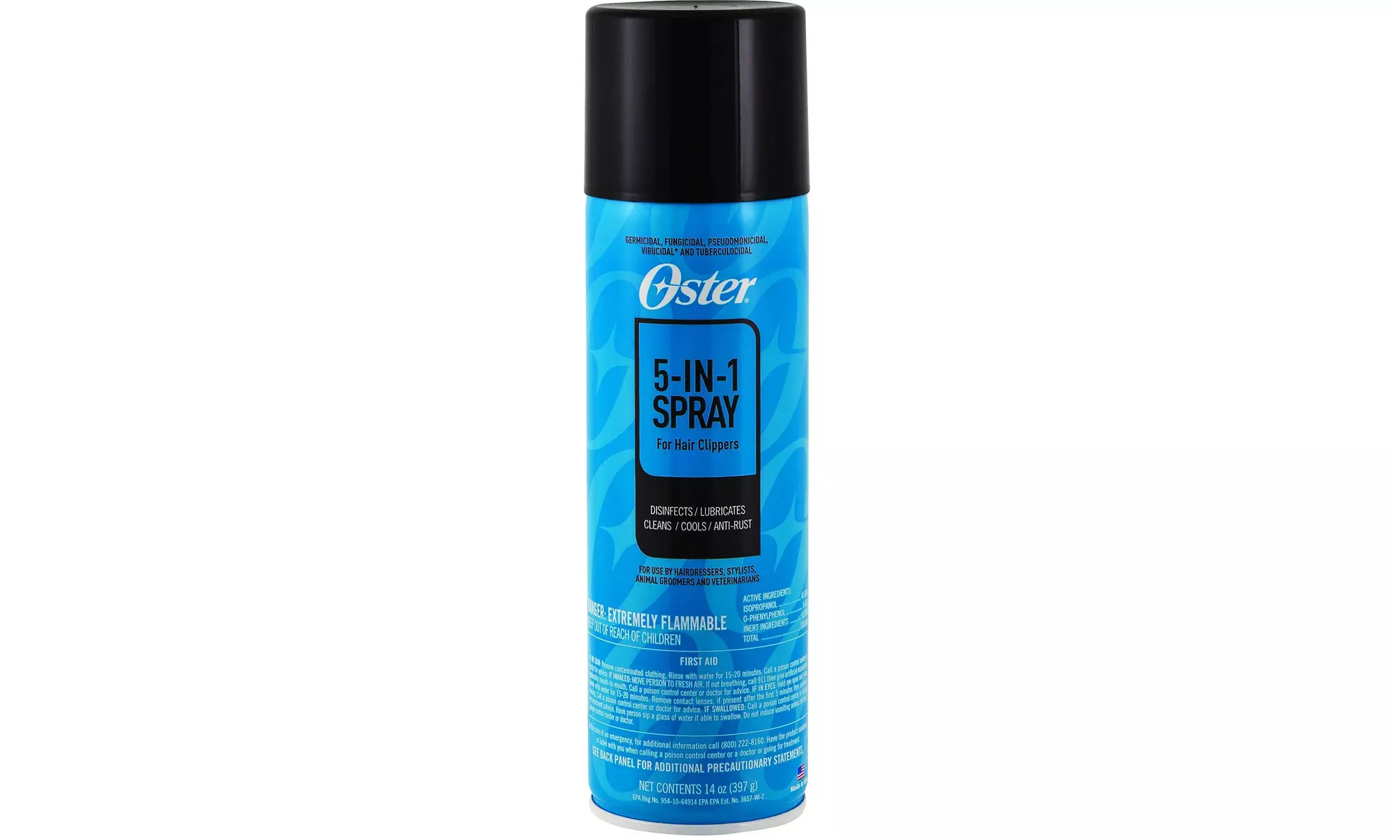OSTER 5 in 1 Spray Blade Cool Care Coolant Cleaner Andis Wahl Hair Clipper Blade - Second Medium