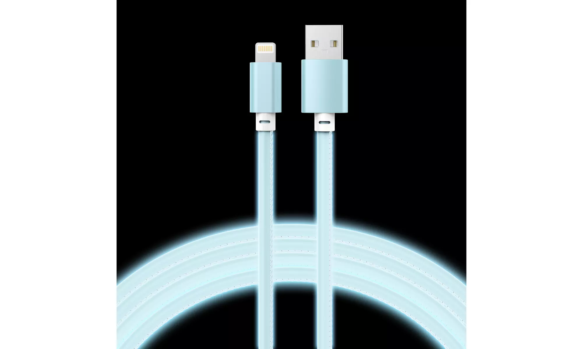 Glow in the Dark Apple MFi Certified USB to Lightning Cable