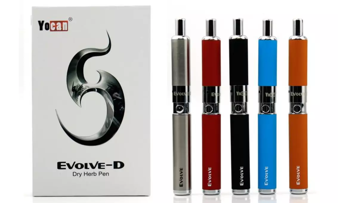 Evolve D Dry Herb Vaporizer Vape Pen Battery for Dry Herb & CBD Flower by Yocan - Primary Image