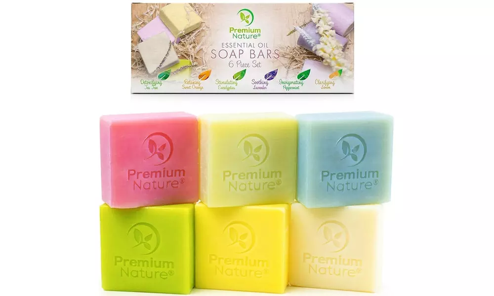 6 pc Soap Bar Gift Set from Premium Nature - Primary Image