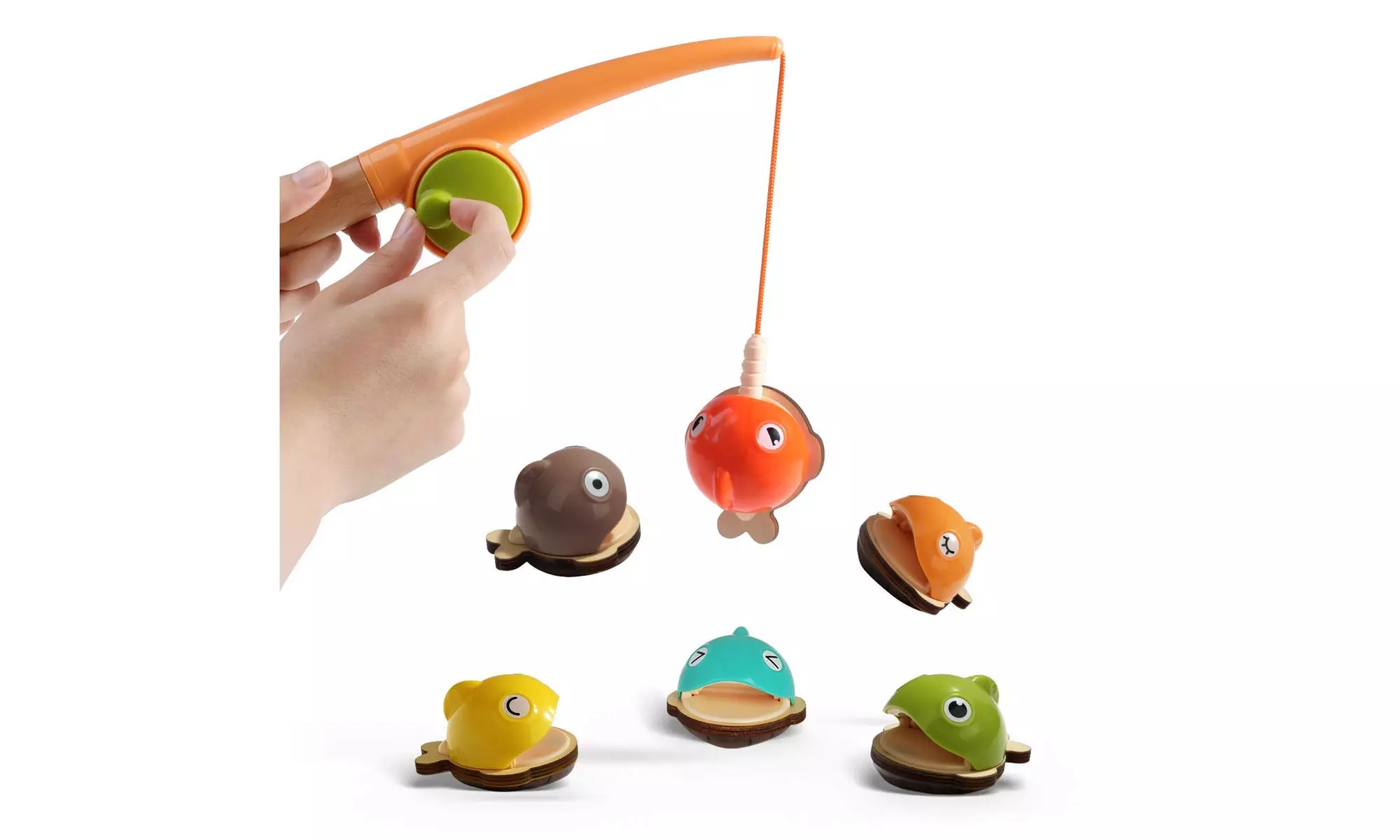 TOP BRIGHT Magnetic Fishing Games, Kids Fine Motor Skills Preschool Toys - Primary Image