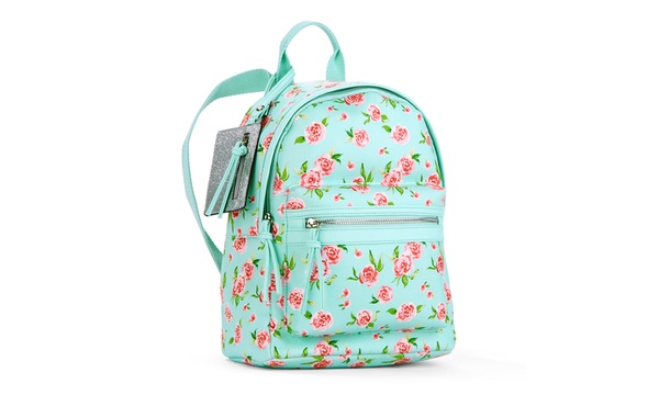 Up To 67 Off on Mint Floral Mini Dome Backpac Groupon Goods