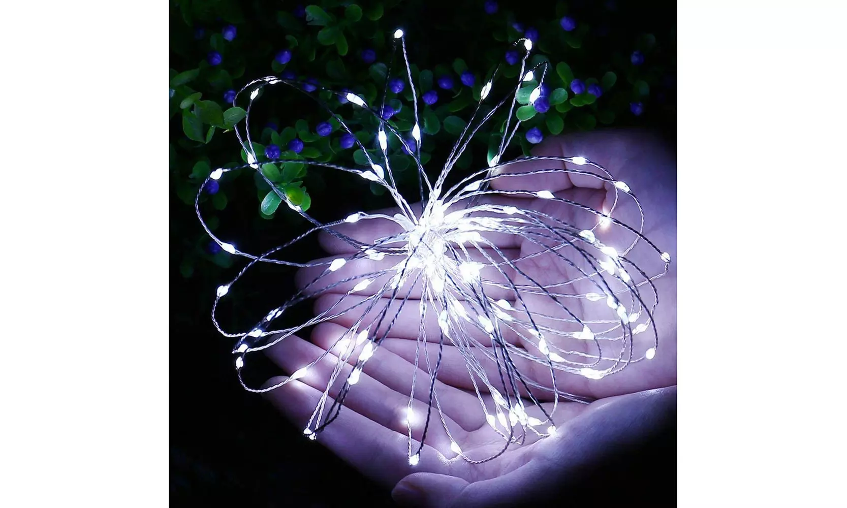 72ft 200 LED Solar String Lights Copper Wire Solar Powered Lights Indoor Outdoor