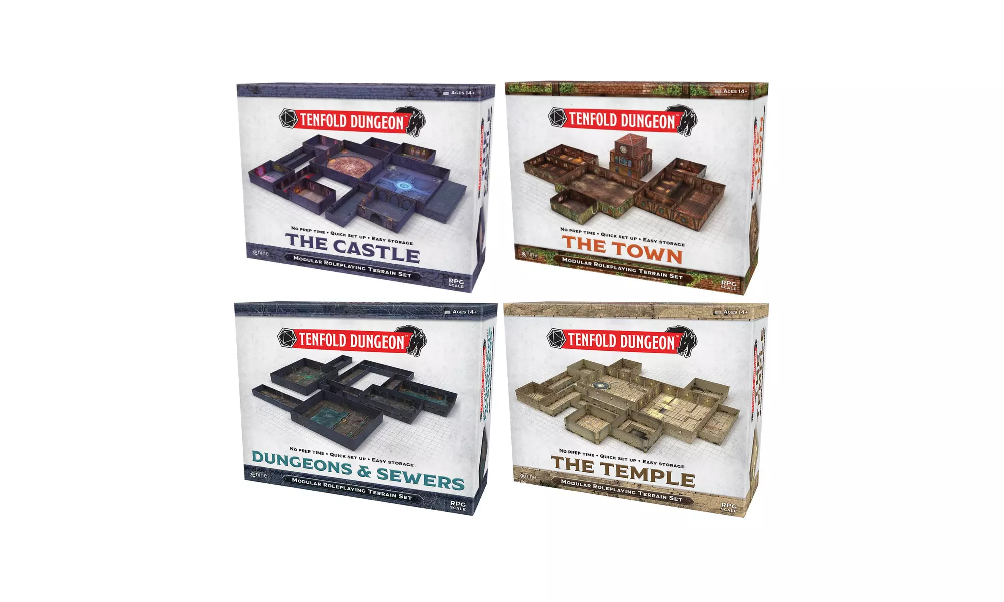 Gale Force Nine Tenfold Dungeon Board Games Bundle (3D Terrains Pack for RPGs) - Primary Image