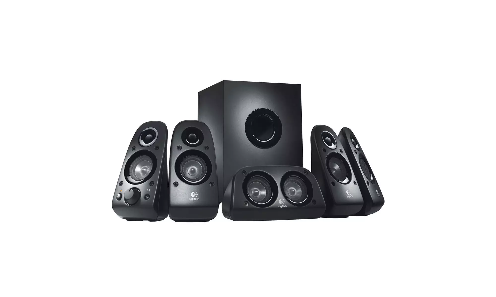 Logitech Z506 6 Piece 5.1 Channel Surround Sound Computer Speakers - 980-000430 - Primary Image