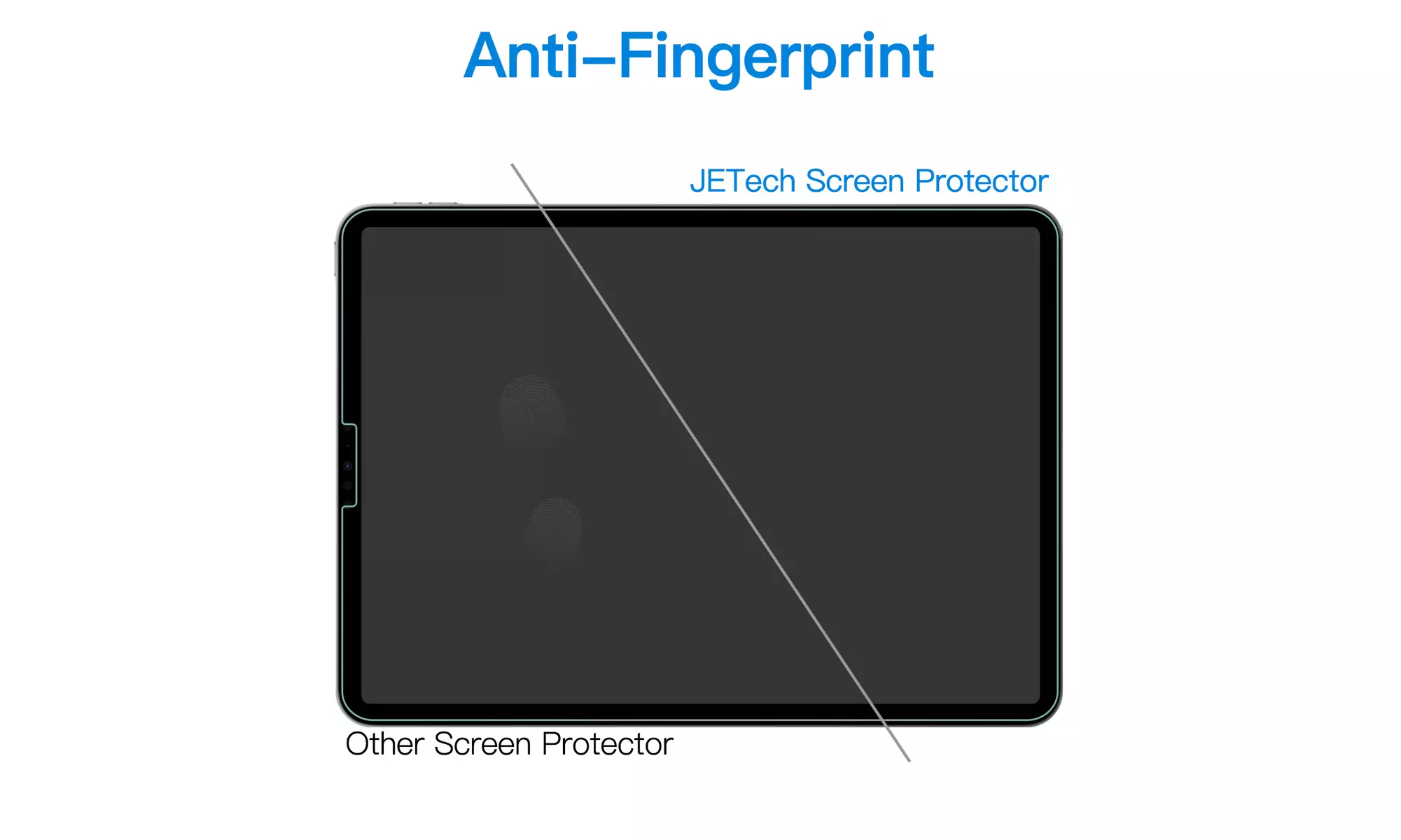 JETech Tempered Glass Screen Protector - iPad Air 5/4, iPad Pro 11'' All Models