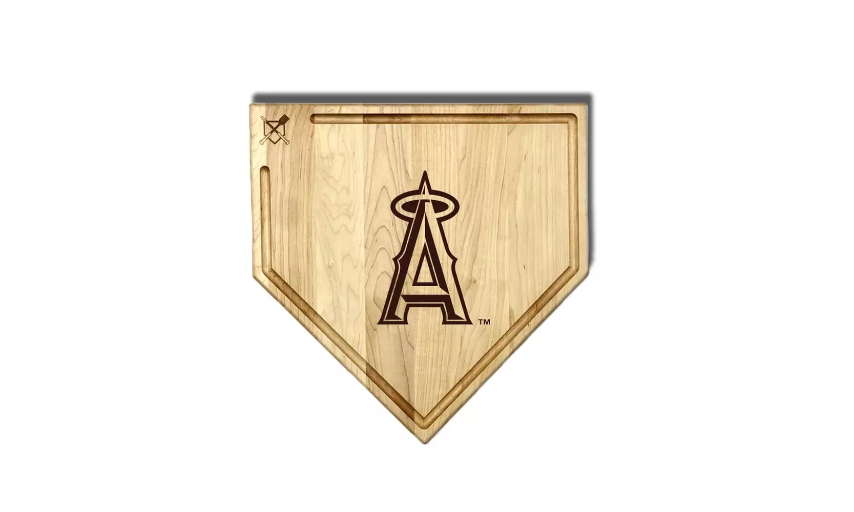 MLB 12-Inch or 17-inch Wooden Home Plate Cutting Board