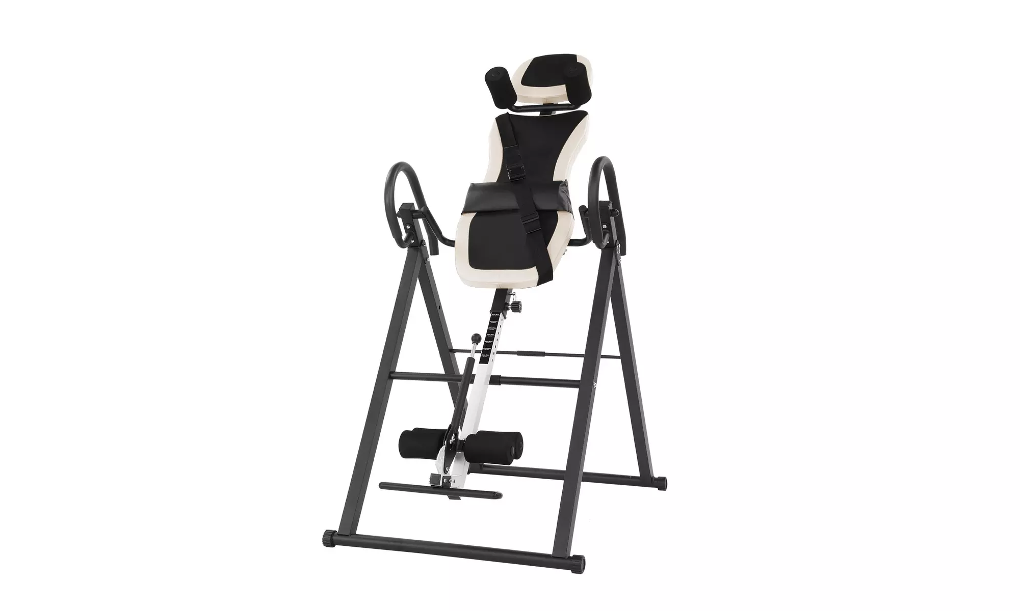 Inversion Table, Back Stretcher Machine, 330 lbs Capacity, Black/White - Primary Image