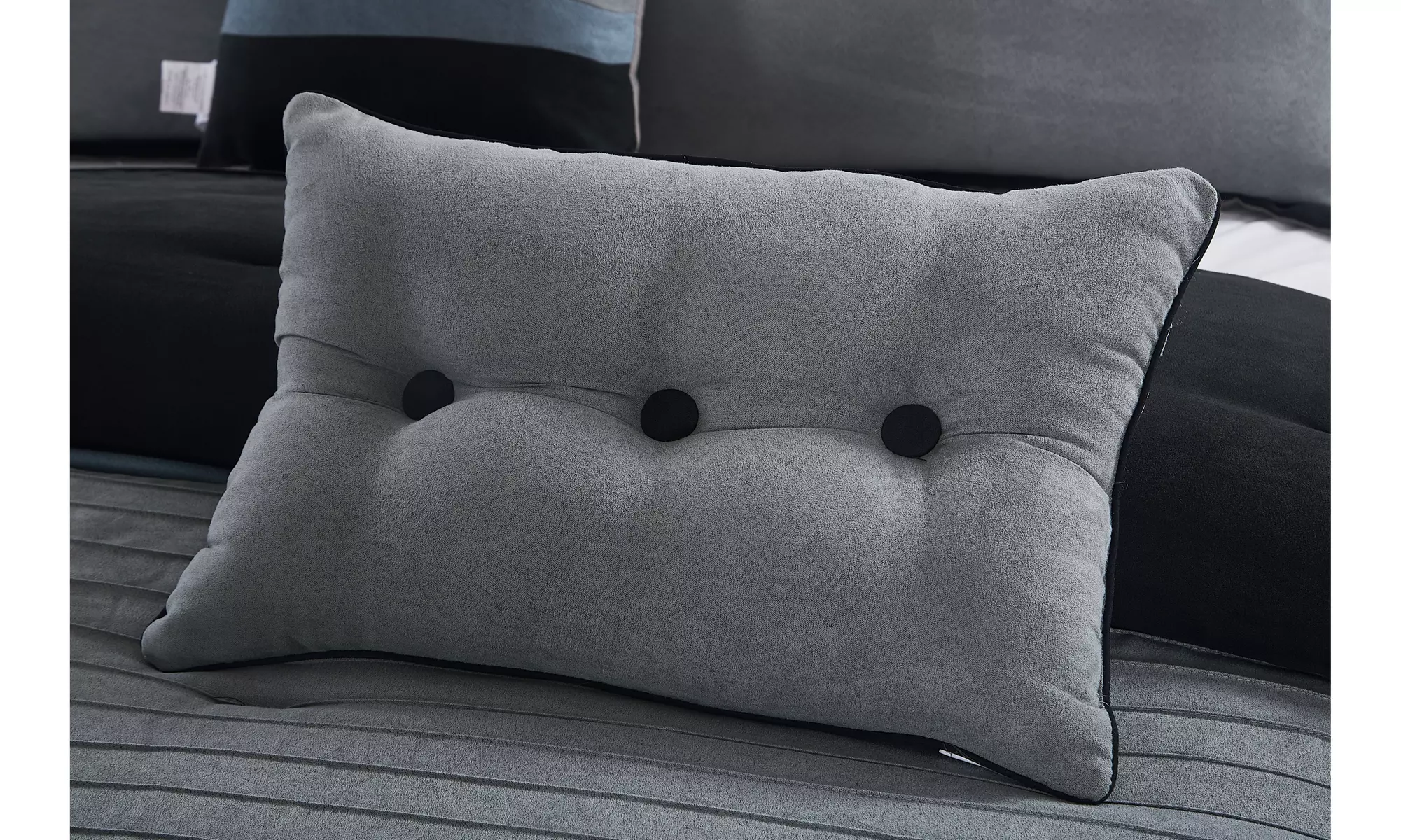 5 piece Micro Suede Comforter set - Second Medium