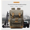 Image 3: Hot Premium Vintage Photography Backpack Waterproof Photography Canvas Bag