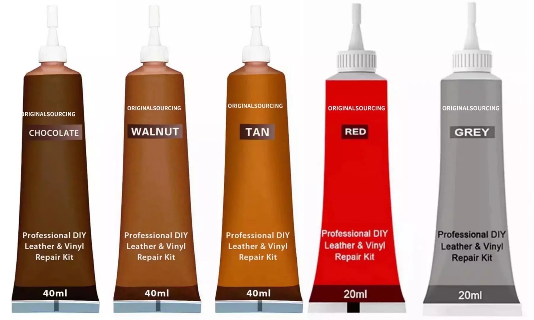 2 Pcs Advanced Leather Repair Cream Leather Repair Gel Leather Dye - Primary Image