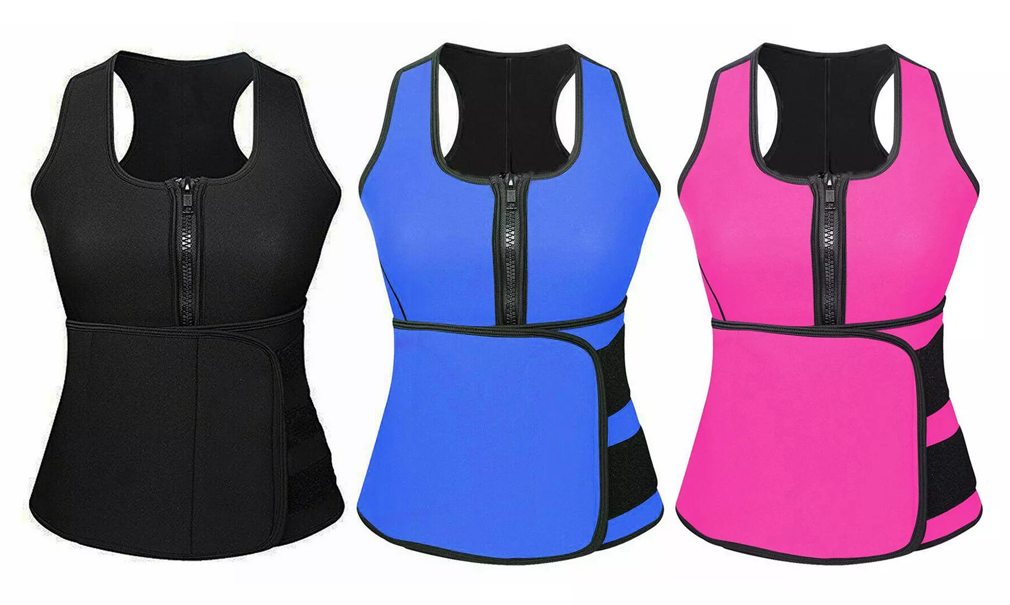 Sweat Vest Waist Trainer Weight Loss Neoprene Sauna Slimming Vest Waist Trimmer - Primary Image
