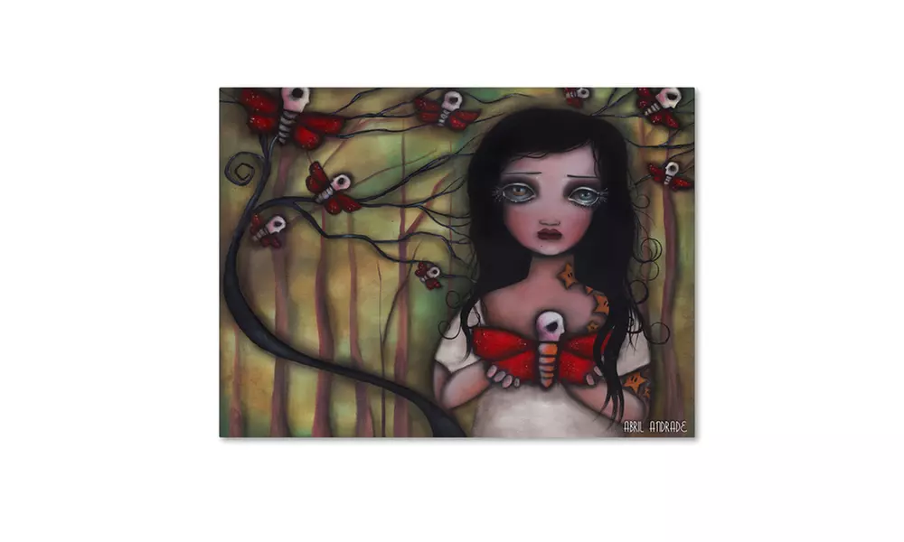 Abril Andrade 'Matilda' Canvas Art - Second Medium