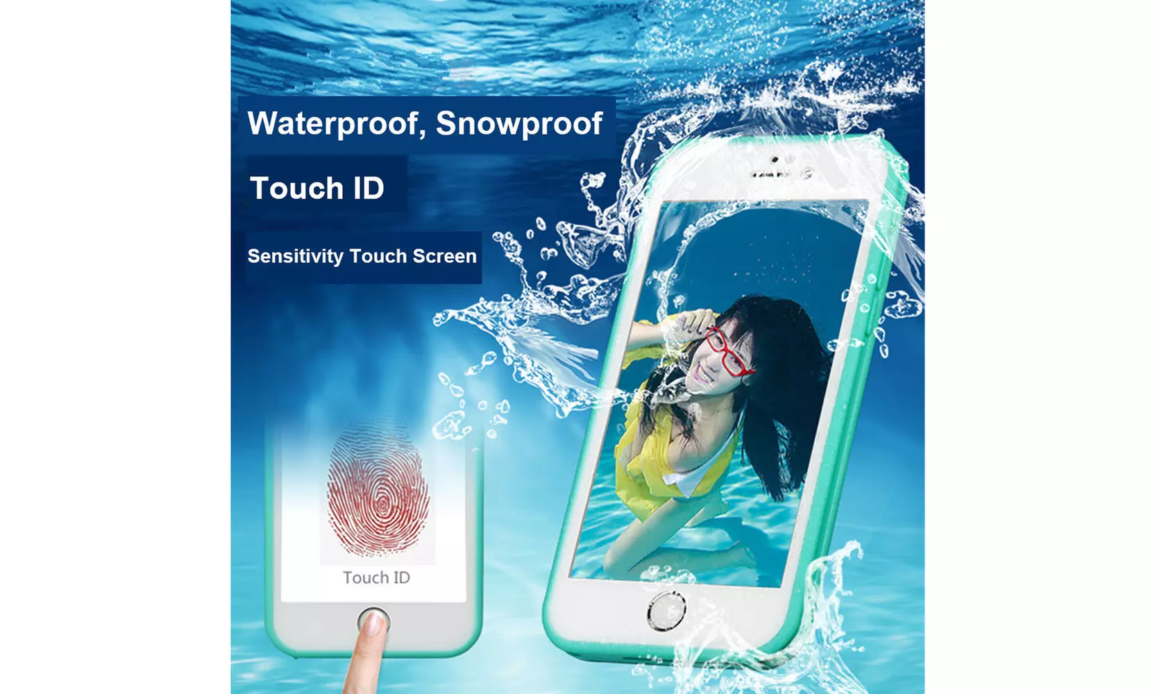  Ultra Slim Waterproof Case AICase for iPhone 7/7s, 7 Plus and 7s Plus - Primary Image