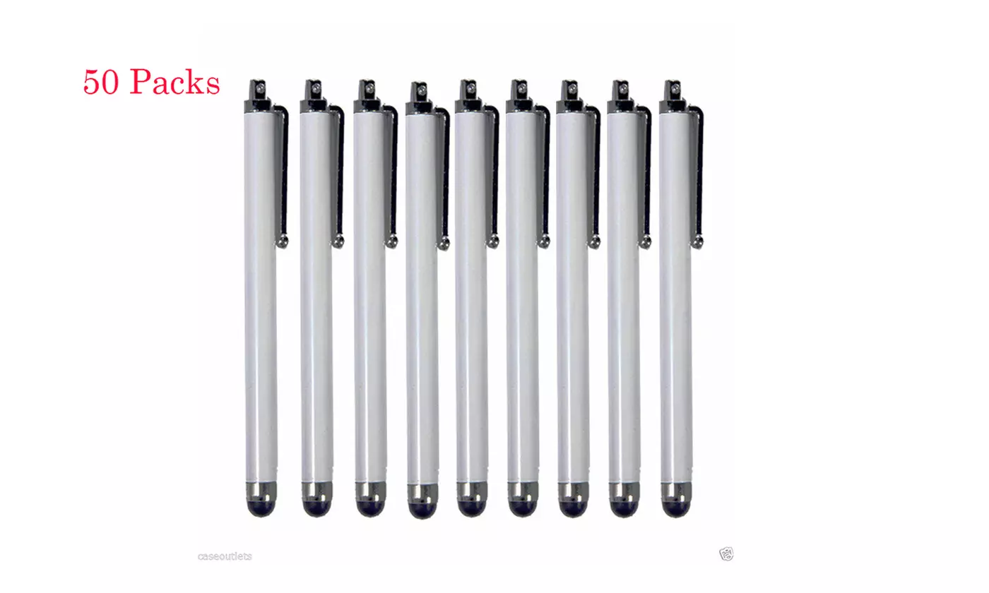 Metal Universal Stylus Touch Screen Pen for iphone Android Samsung (5,10,50Pack) - Second Medium