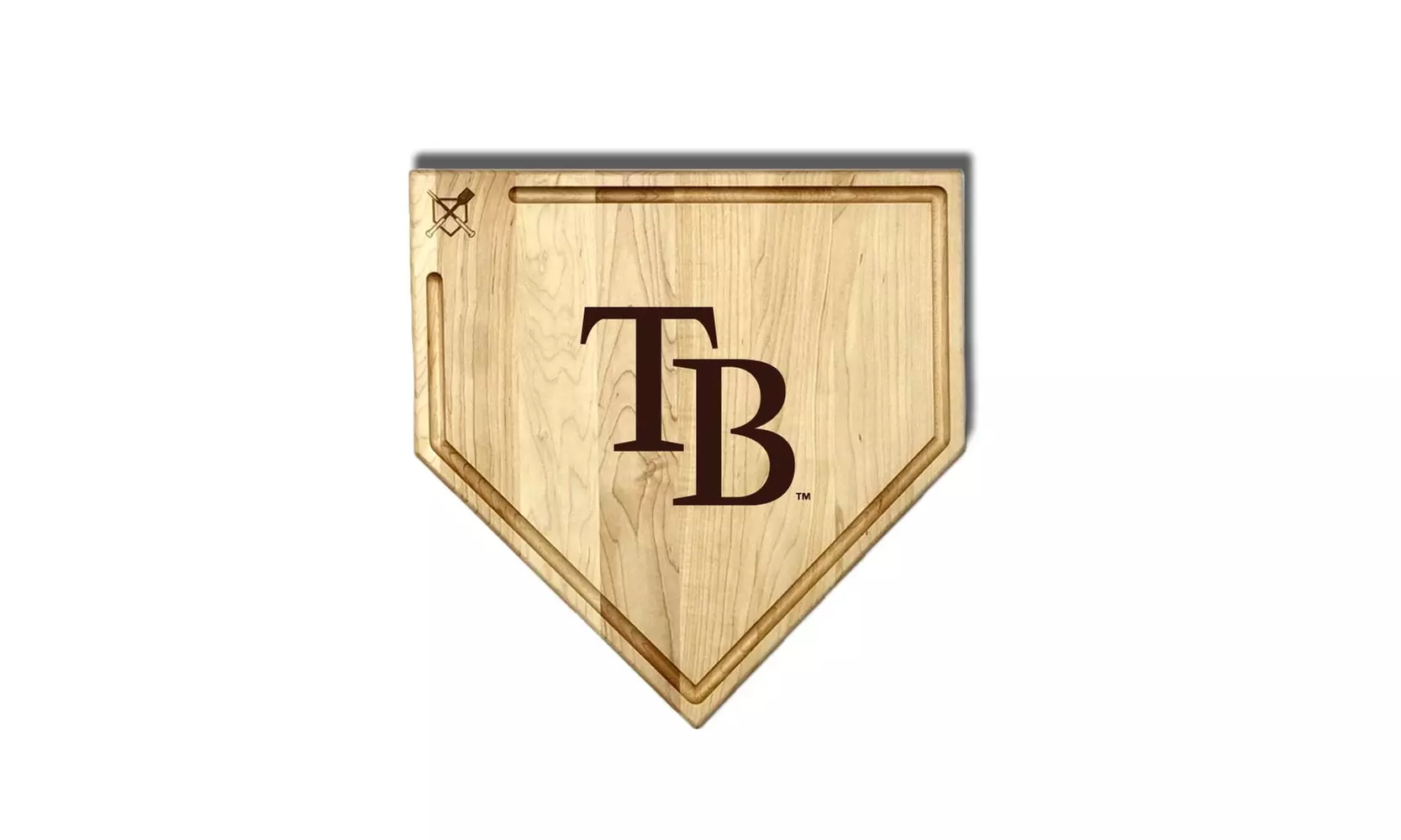 MLB 12-Inch or 17-inch Wooden Home Plate Cutting Board