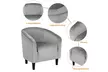 Velvet Arm Chair Home Modern Club Chair Accent Chair Upholstered Barrel Chair - Second Medium