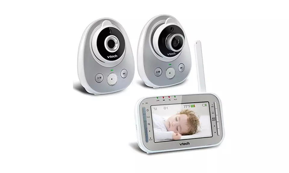 VTech VM342-2 Video Baby Monitor with 170-Degree Wide-Angle Lens for Panoramic - Primary Image