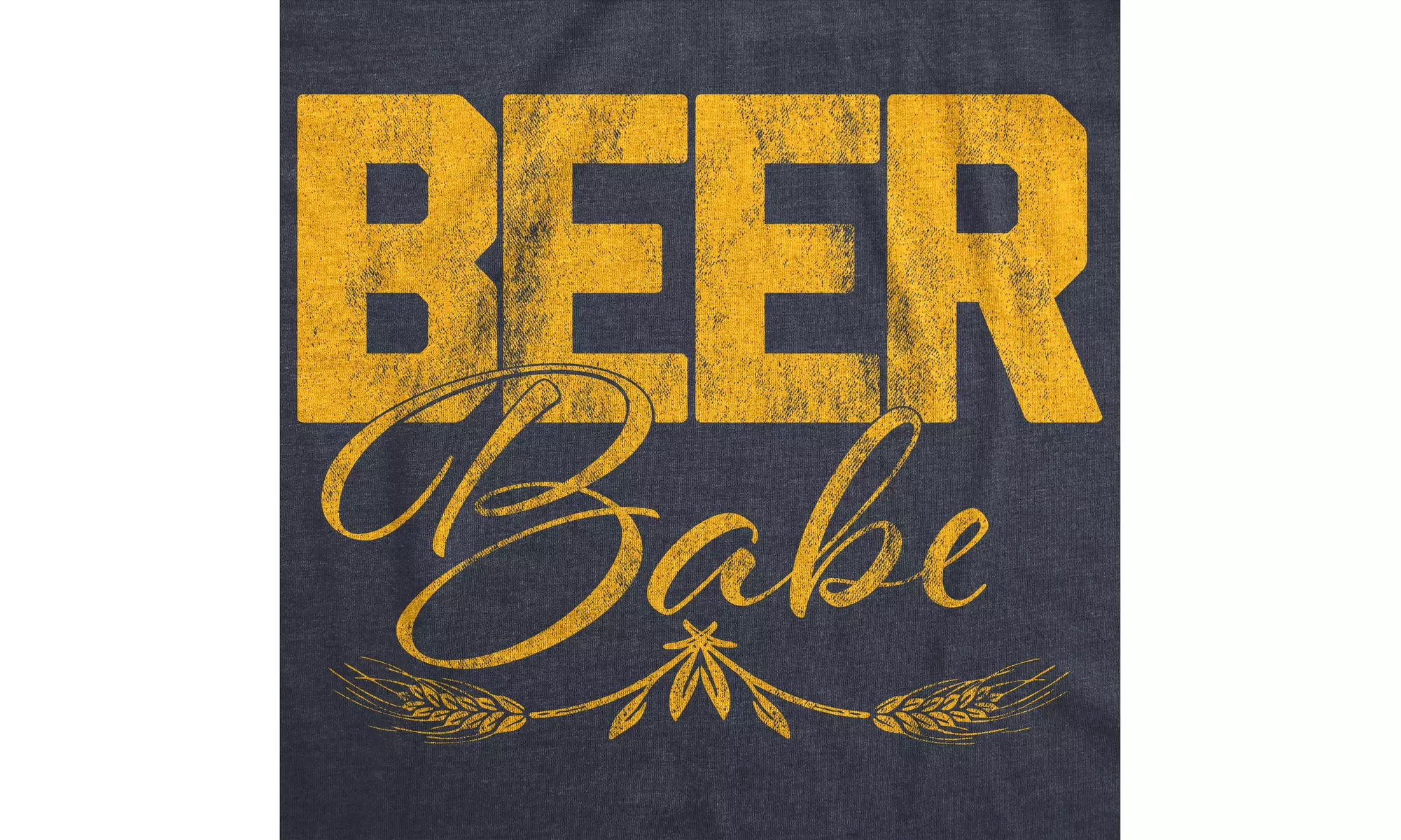 Womens Beer Babe Tshirt Funny Brew Pub IPA Craft Beer Drinking Graphic Tee - Second Medium