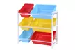 Solid Wood Toy Rack Kids' Toy Storage Organizer Children Finishing Storage Rack - Second Medium