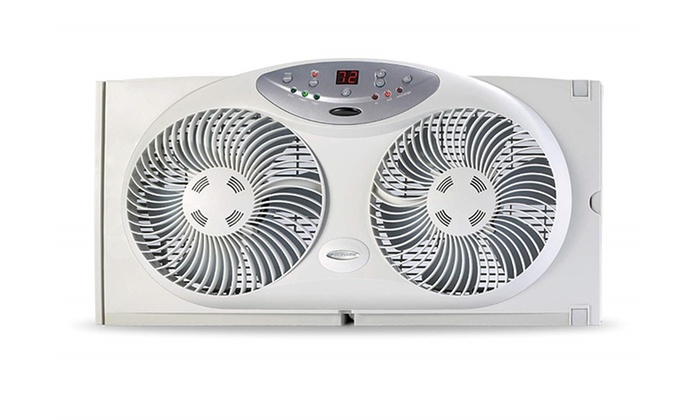 Up To 48 Off On Bionaire Window Fan With Twin Groupon Goods