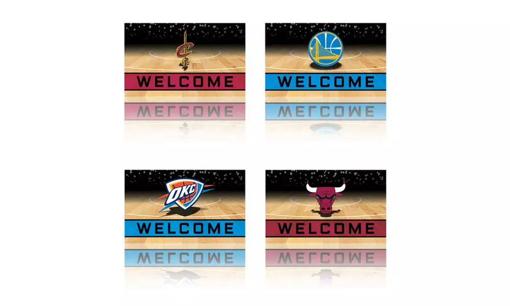 Fanmats NBA 18" x 30" Heavy Duty Weatherproof Rubber Door Mat - Primary Image