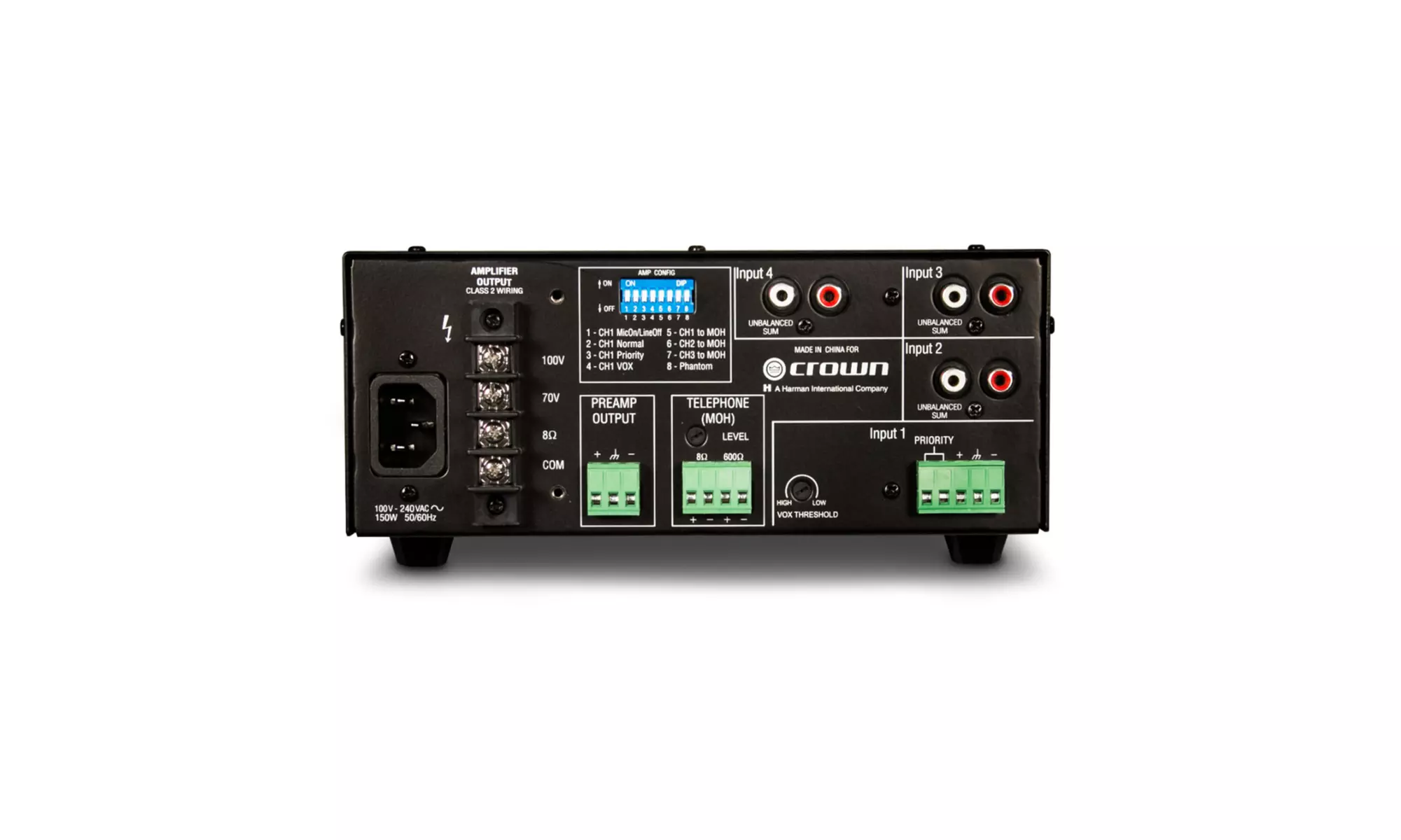 Crown Audio G160MA Four Input 60W Mixer-Amplifier - Primary Image