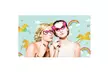 Teal Rainbow Unicorn Photo-Booth Background Backdrop for Kids Birthday Parties - Second Medium