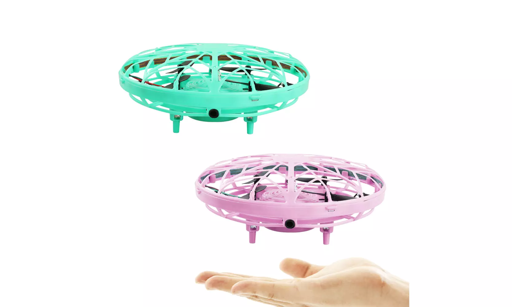 Mini Drone Quad Induction Levitation Hand Operated Helicopter UFO Toy for Kids - Primary Image