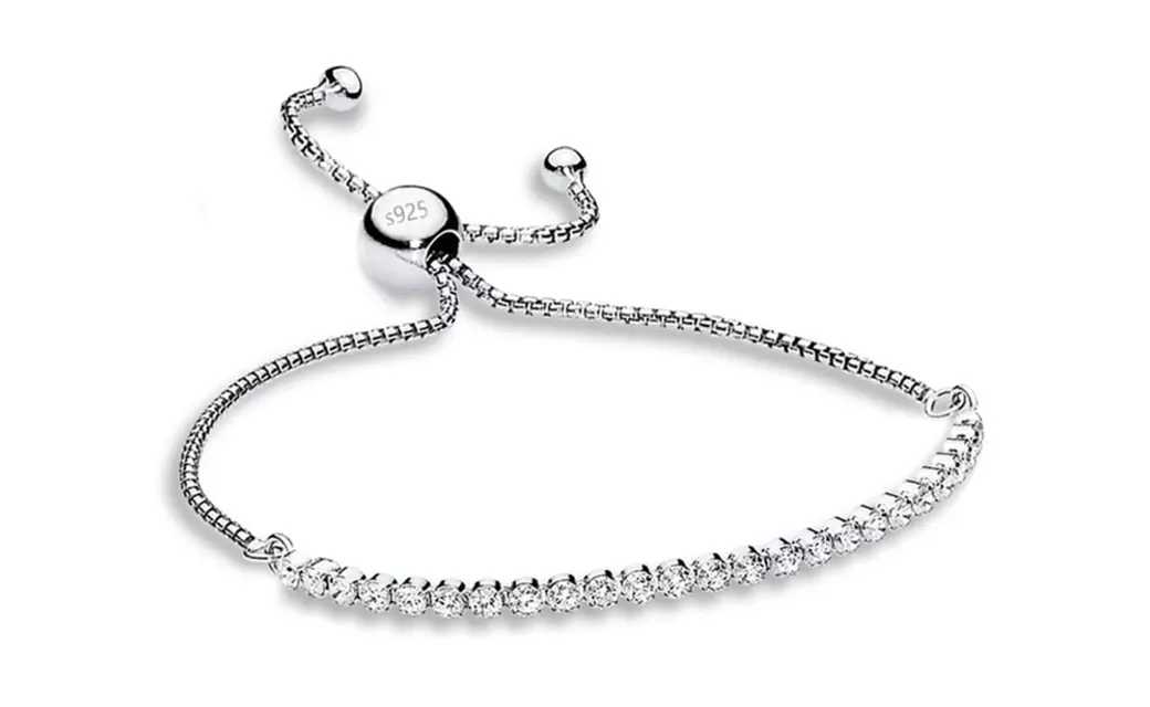 925 Sterling Silver Adjustable  Bracelet For Womens - Primary Image