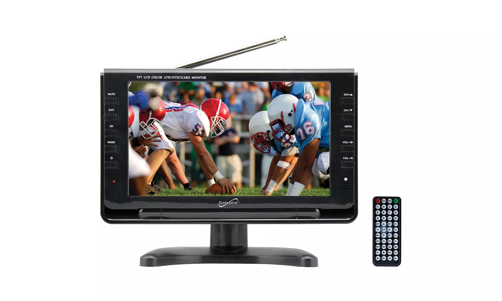 Supersonic 9" Portable Widescreen LCD TV w/ Digital TV Tuner - Primary Image