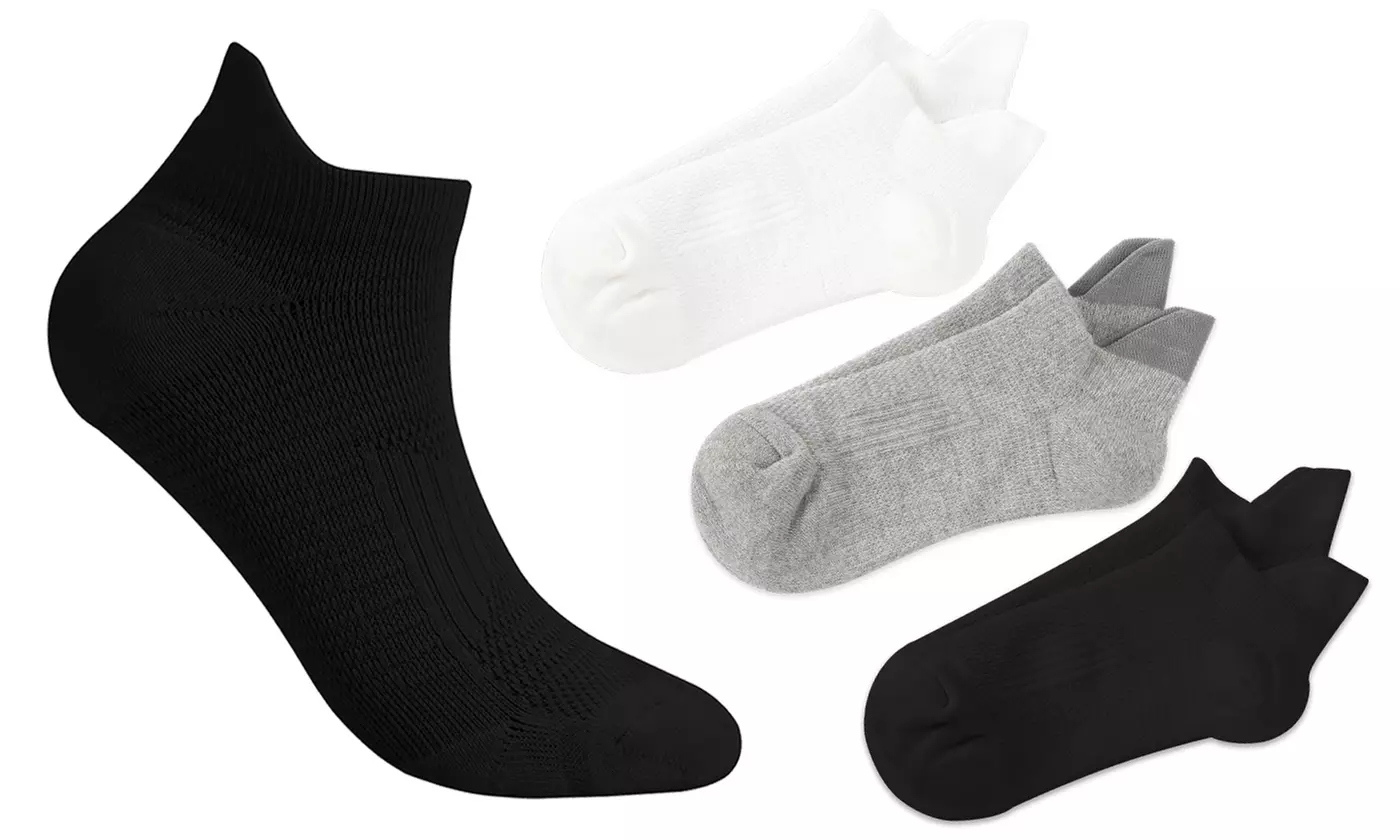 Mens Low Cut Ankle Cotton Athletic Sports Socks