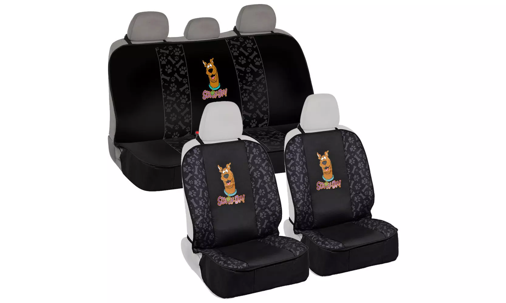 Universal Scooby Doo Seat Cover Complete Waterproof Set for Front & Rear - Primary Image