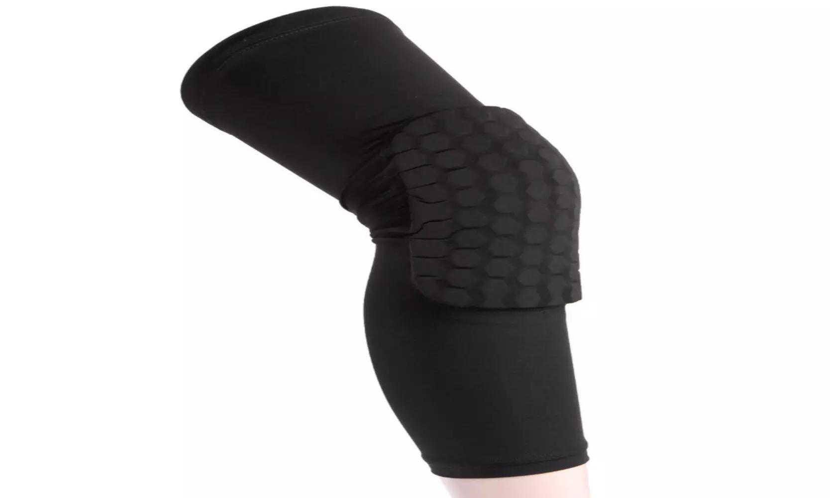 Honeycomb Knee Pad Basketball Crashproof Antislip Leg Long Sleeve Protector Gear - Primary Image