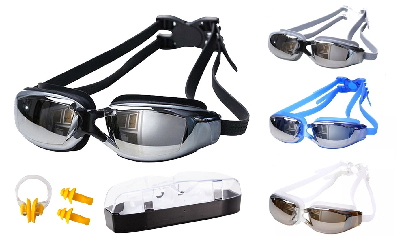 Mirror Swimming Goggles Anti-Fog Swim Glasses UV Protection