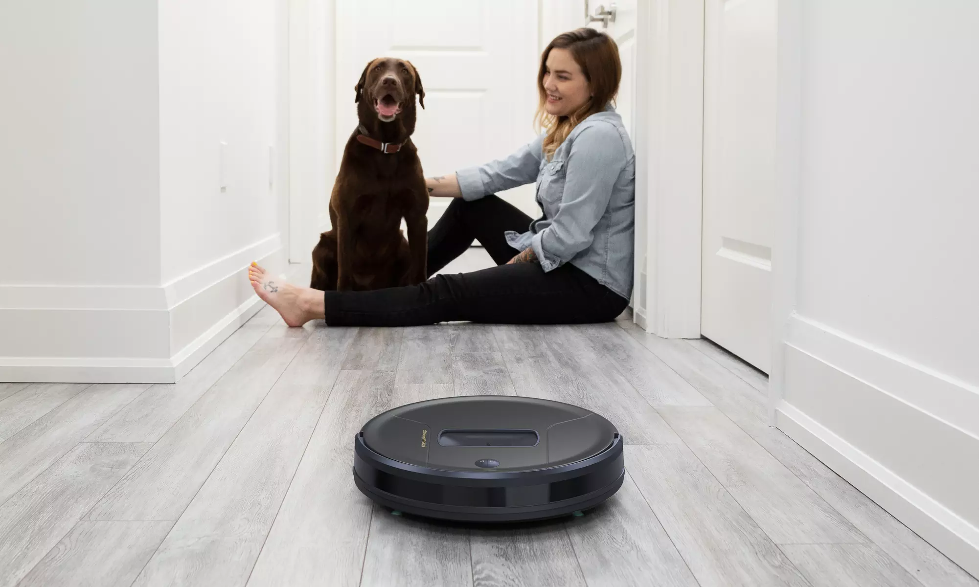 bObsweep PetHair Vision Robotic Vacuum with App-Control & HD Camera - Primary Image