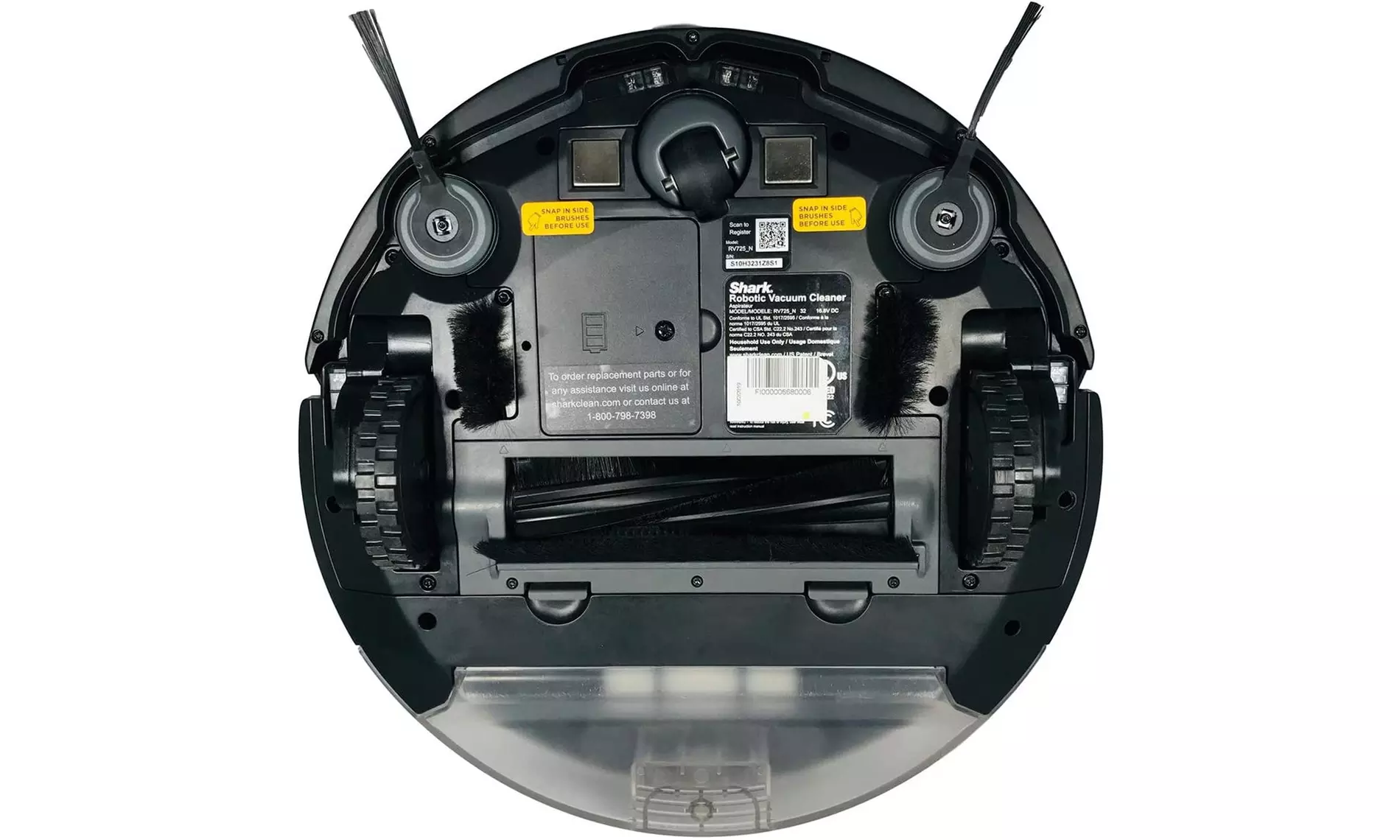 Shark ION Robot Vacuum RV725N, Self Cleaning HEPA Filtration (Black)-Refurbished - Second Medium