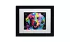 Dean Russo 'Golden' Matted Black Framed Art