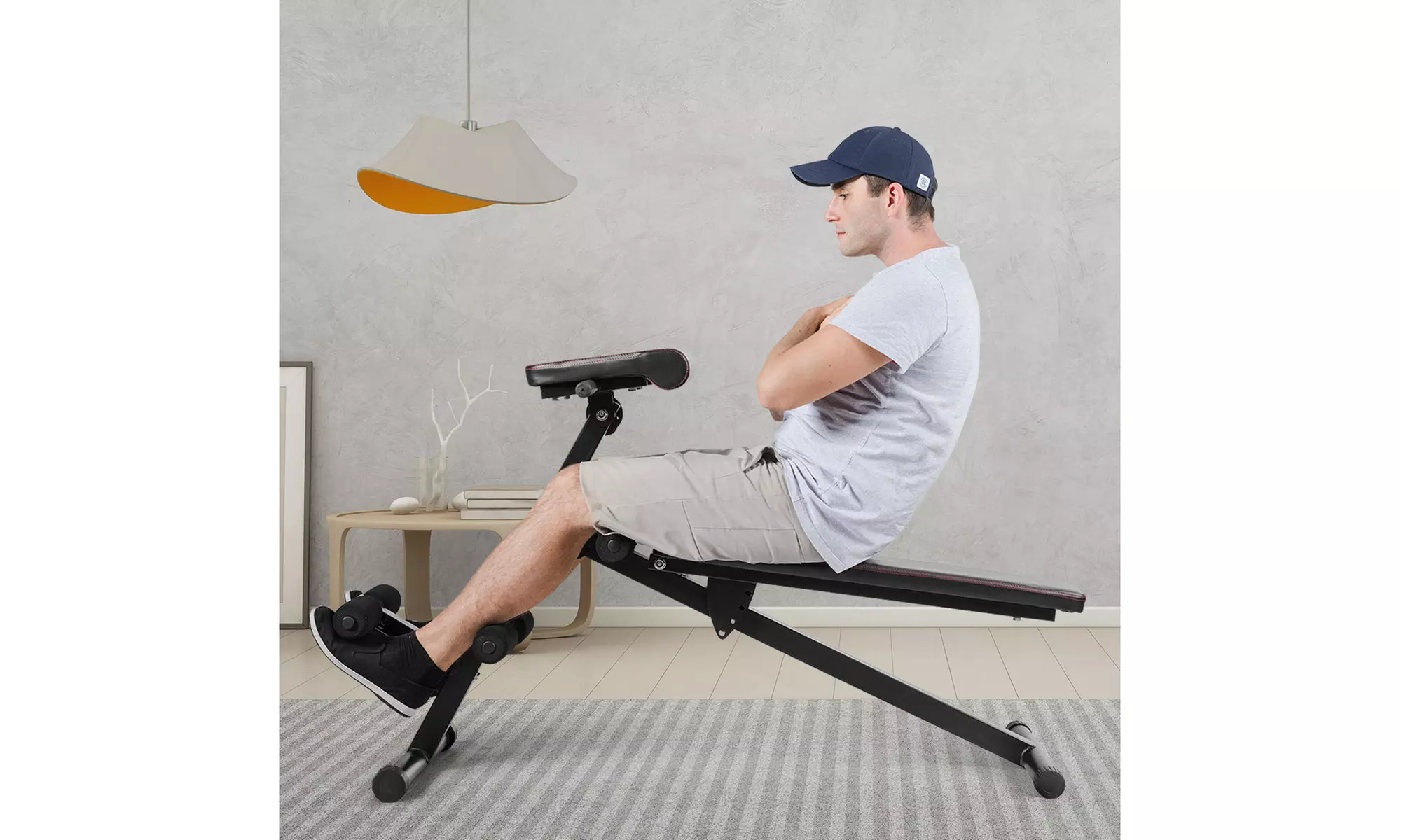 Costway Multi-Functional Adjustable Weight Bench Strength Full Body Exercise - Primary Image