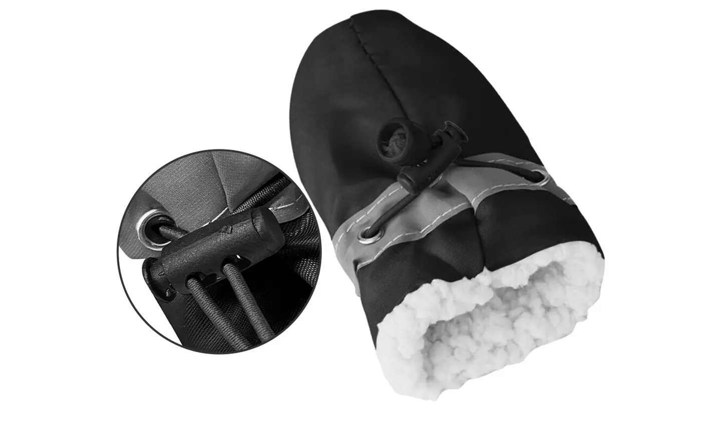 4Pcs Dog Boots Shoes Anti Slip Waterproof Puppy Rain Pet Cat Socks