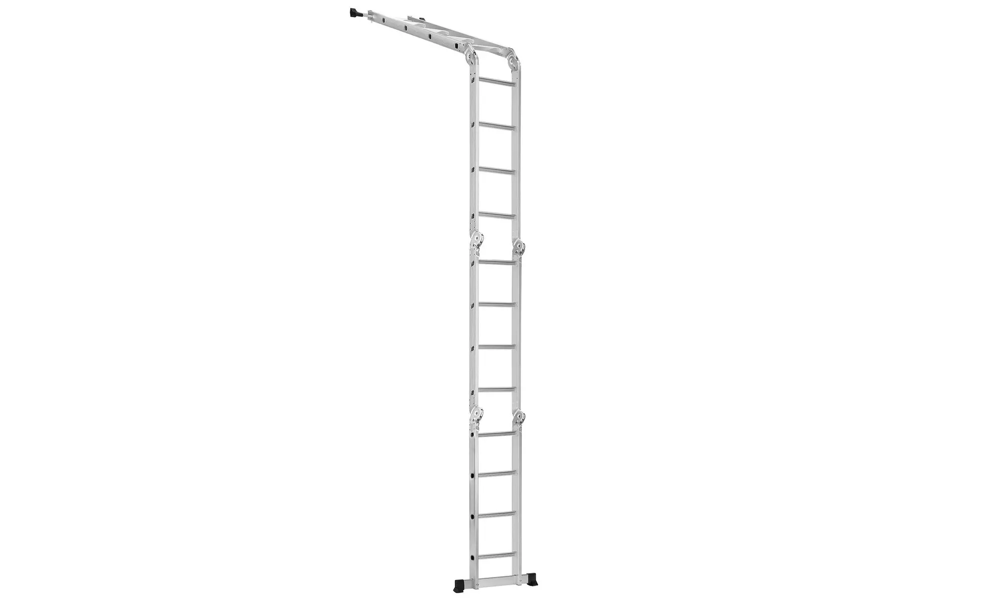 15.5FT Aluminum Multi Purpose Telescopic Ladder - Second Medium
