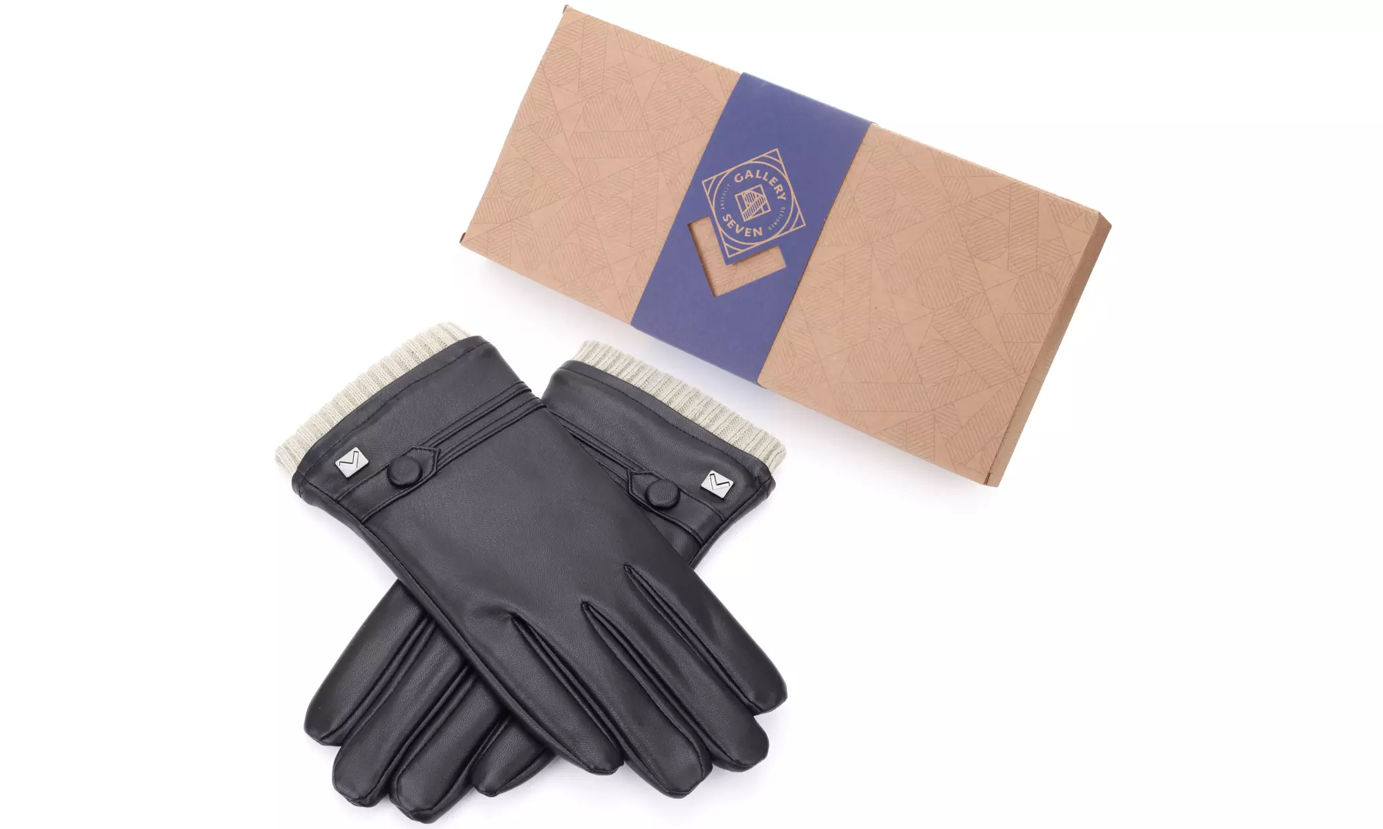Gallery Seven Fashion Winter Gloves Mens - Lined - Touchscreen