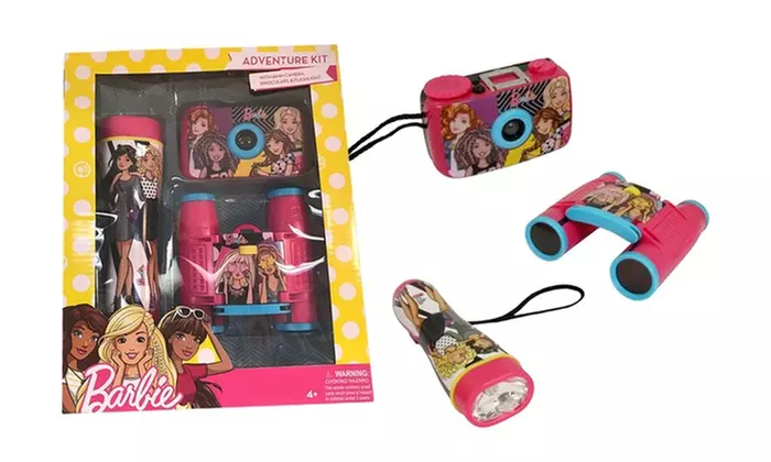 3-In-1 Kit Camera Binoculars & Flashlight Girl Birthday Gift - Primary Image