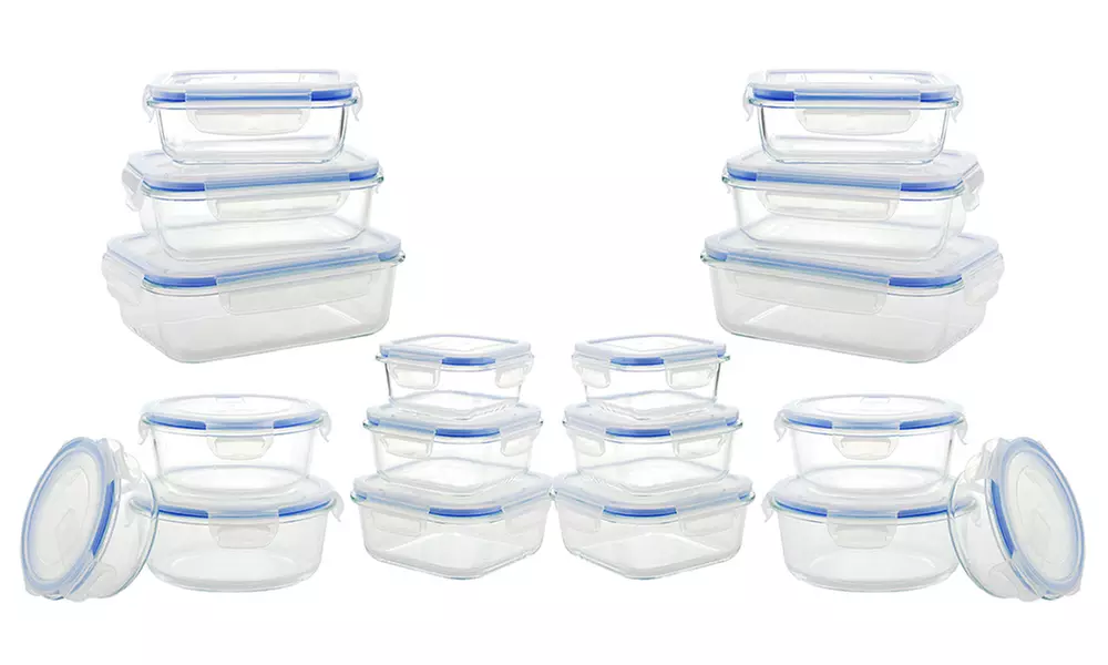 36-Piece Oven Safe Glass Food Storage Set by Kinetic GoGreen - Primary Image